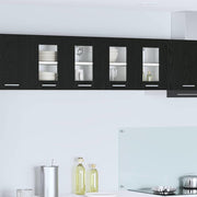 Viseći ormarić s pohranom 2 pcs Crni hrast 60 x 31 x 40 cm