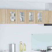 Viseći ormarić s pohranom 2 pcs Sonoma hrast 60 x 31 x 40 cm