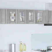 Viseći ormarić s pohranom 2 pcs Siva Sonoma 60 x 31 x 40 cm