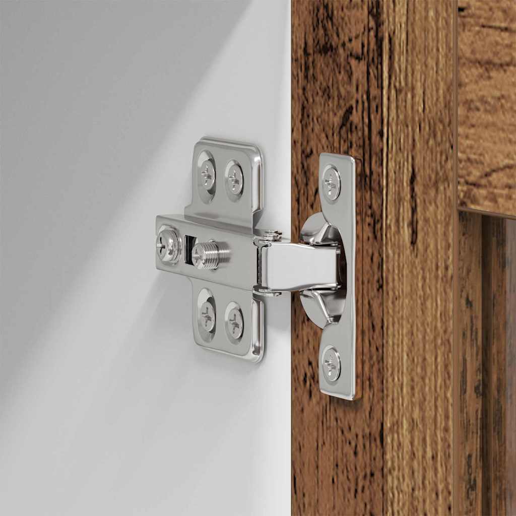 Viseći ormarić s pohranom 2 pcs Staro drvo 60 x 31 x 40 cm
