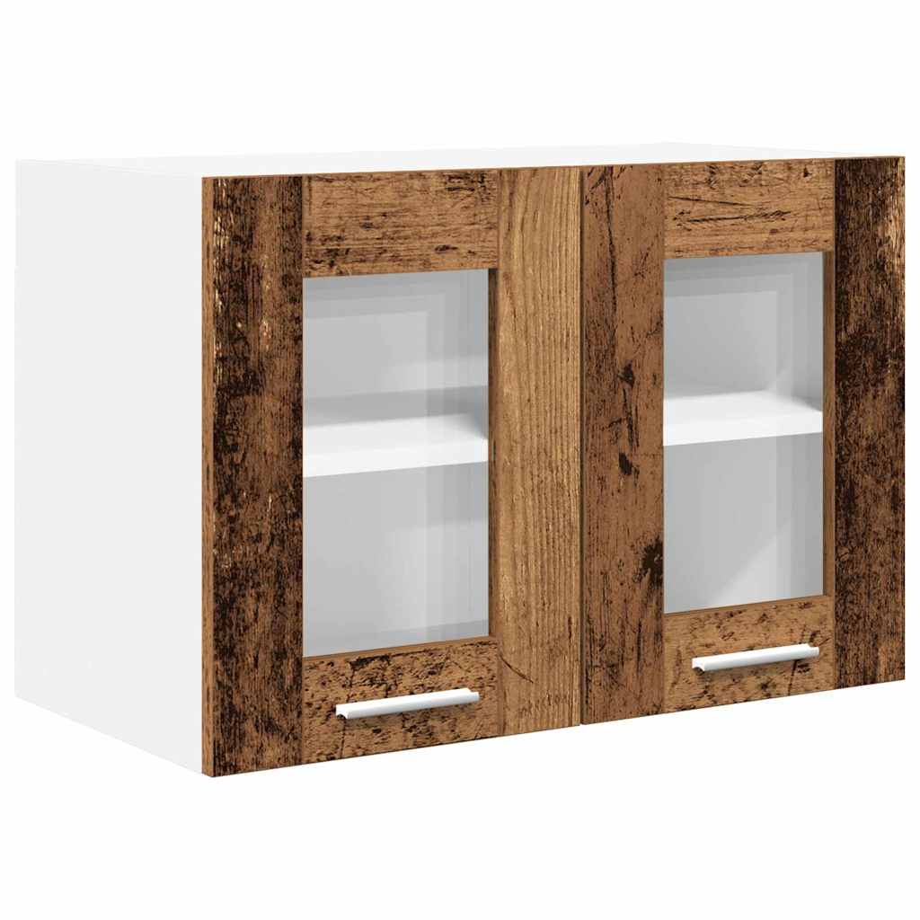 Viseći ormarić s pohranom 2 pcs Staro drvo 60 x 31 x 40 cm