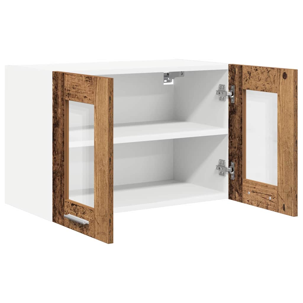 Viseći ormarić s pohranom 2 pcs Staro drvo 60 x 31 x 40 cm