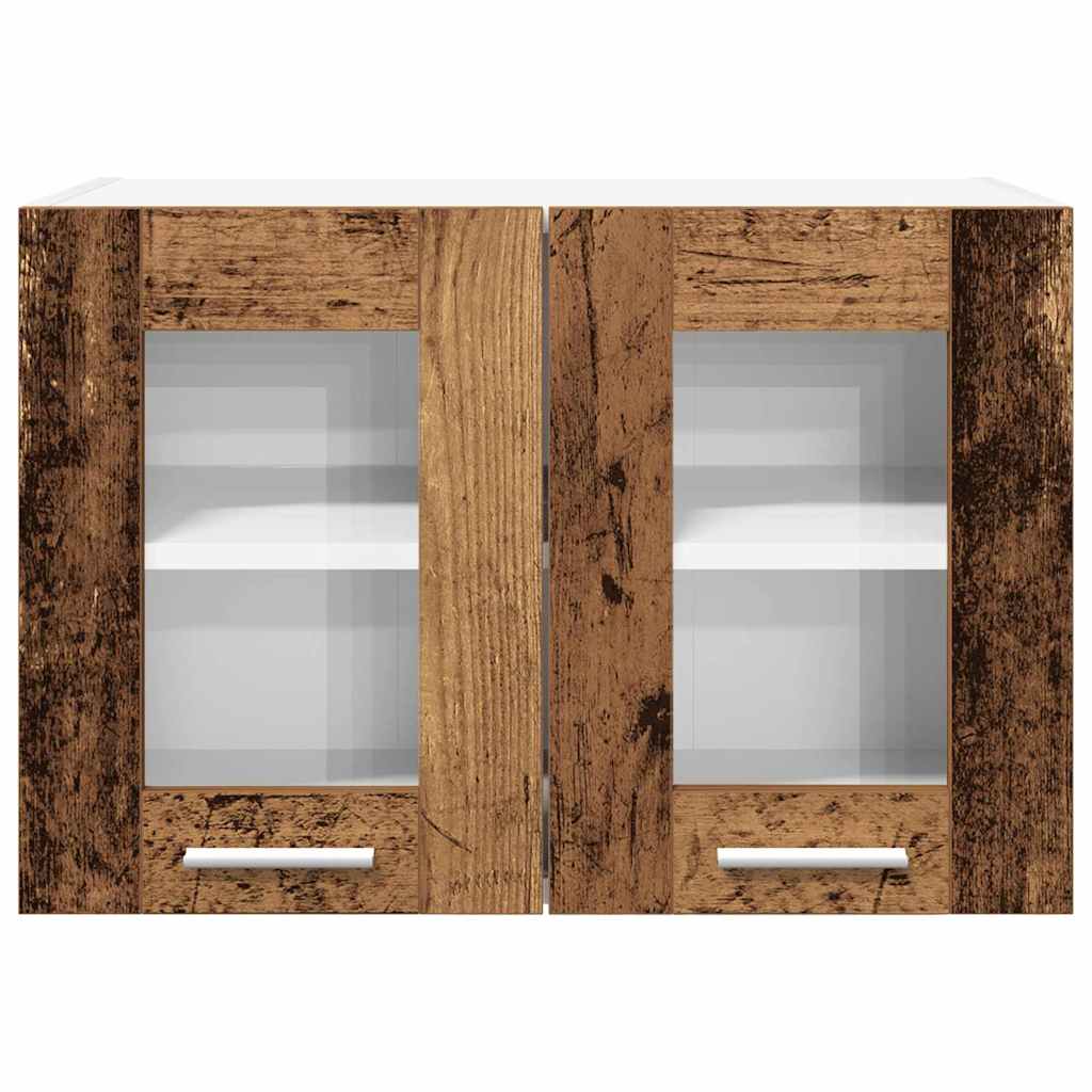 Viseći ormarić s pohranom 2 pcs Staro drvo 60 x 31 x 40 cm