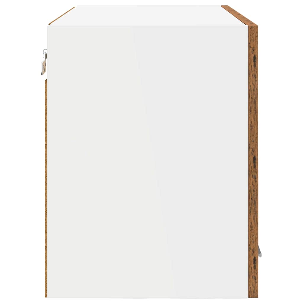 Viseći ormarić s pohranom 2 pcs Staro drvo 60 x 31 x 40 cm