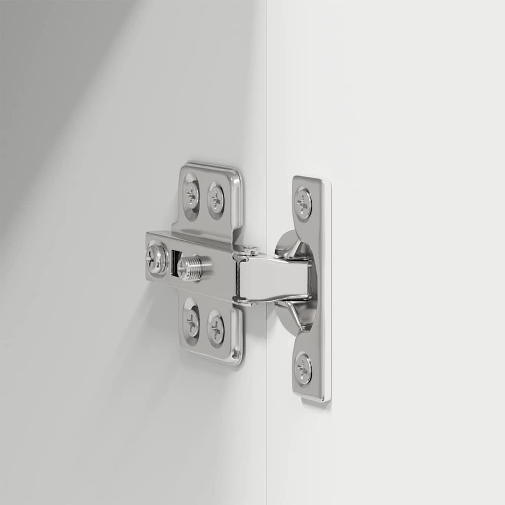 Viseći ormarić 2 pcs Bijelo 30 x 31 x 80 cm Konstruirano drvo