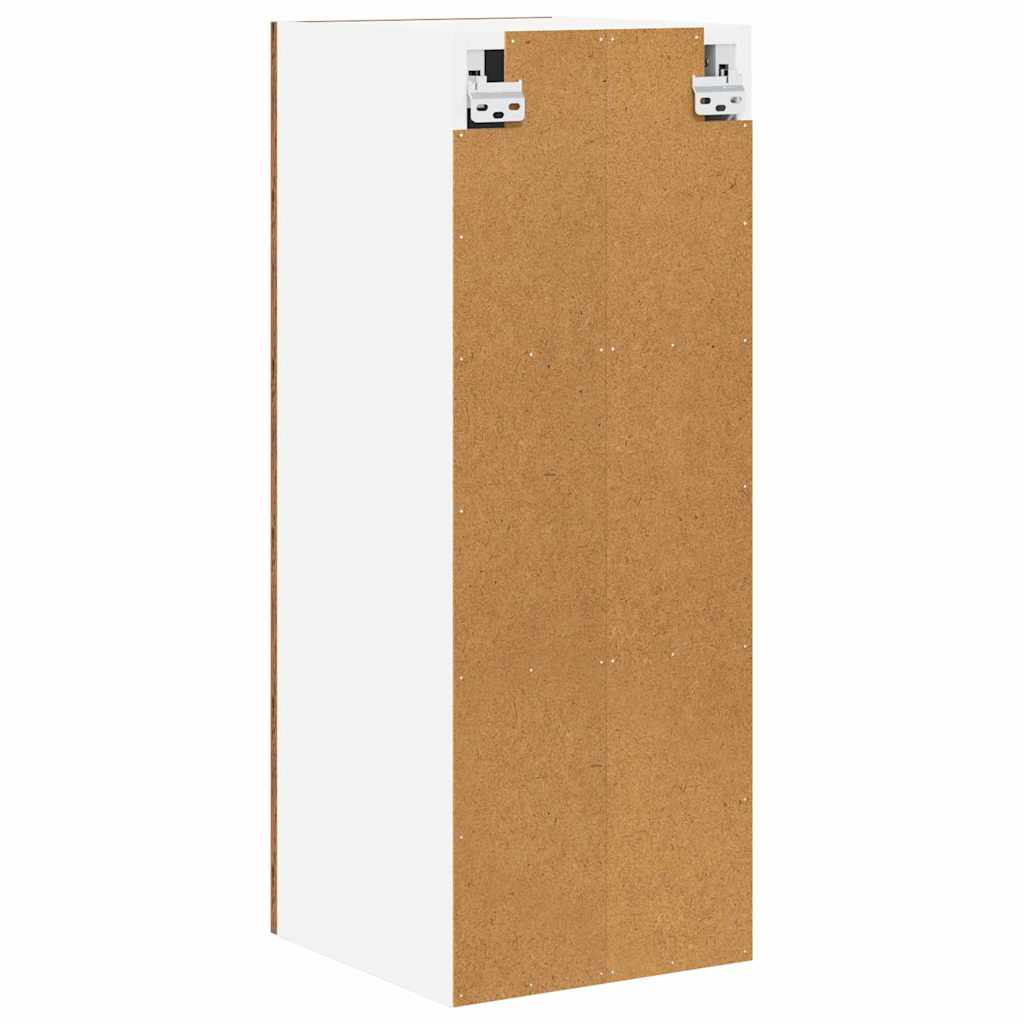 Viseći ormarić 2 pcs Stari drvo i bijela 30 x 31 x 80 cm