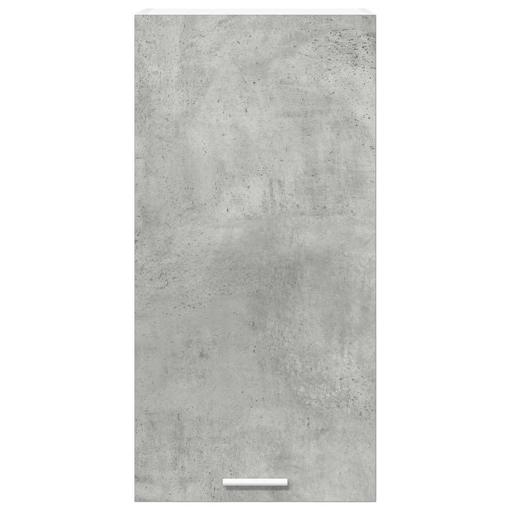 Viseći ormarić s pohranom Beton siva i bijela 40 x 31 x 80 cm