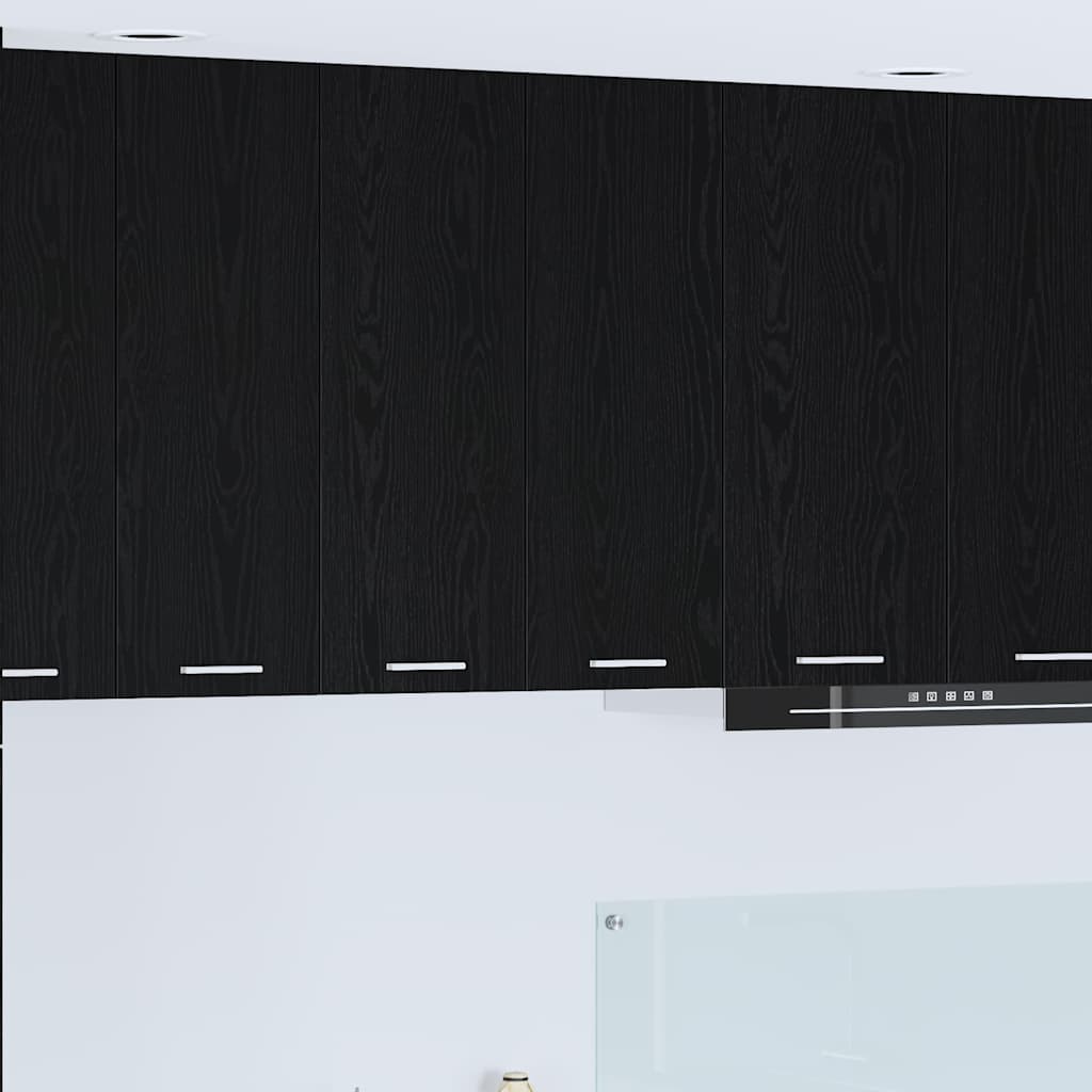 Viseći ormarić Crni hrast 60 x 31 x 80 cm Konstruirano drvo