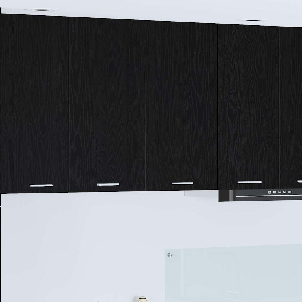 Viseći ormarić Crni hrast 80 x 31 x 80 cm Konstruirano drvo