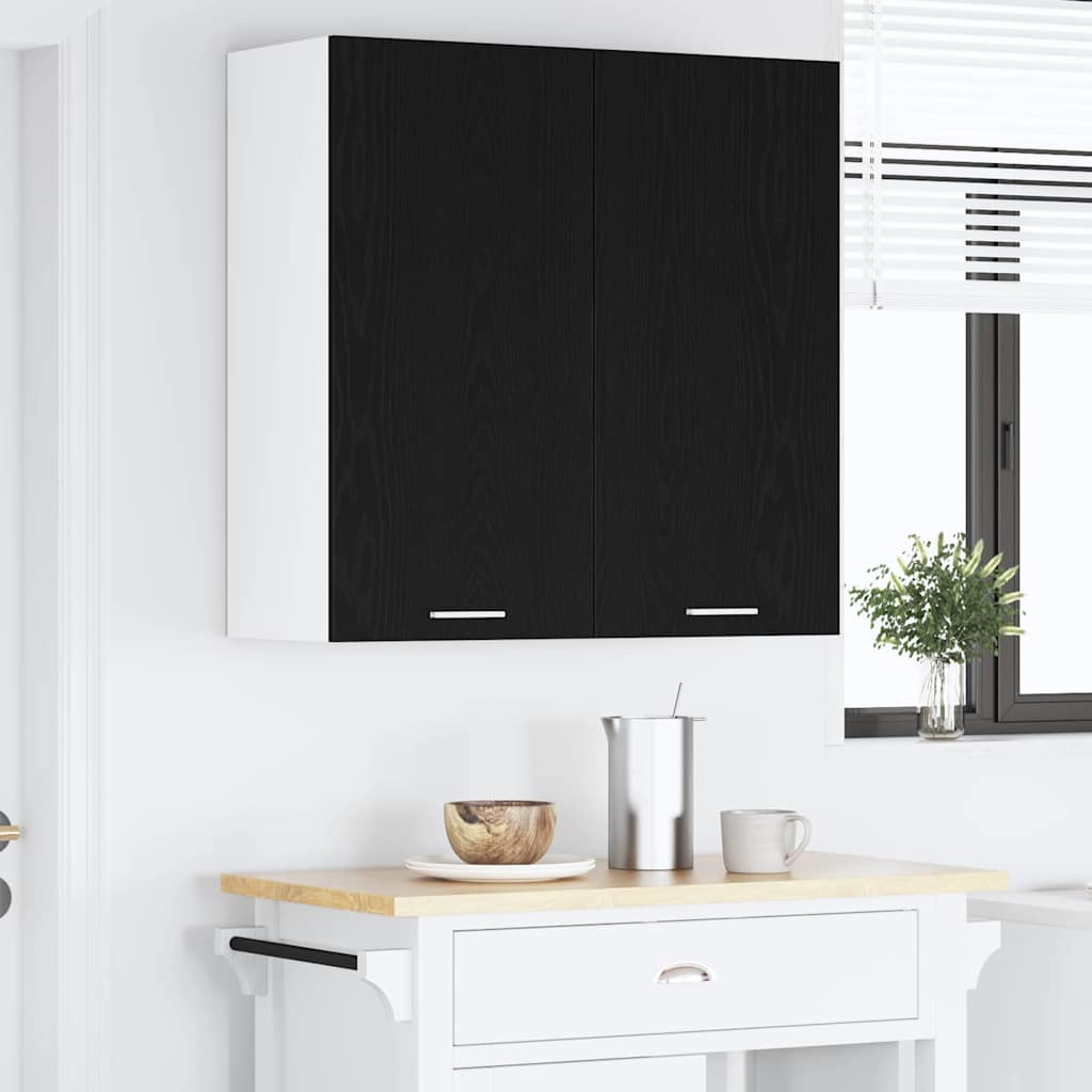 Viseći ormarić Crni hrast 80 x 31 x 80 cm Konstruirano drvo