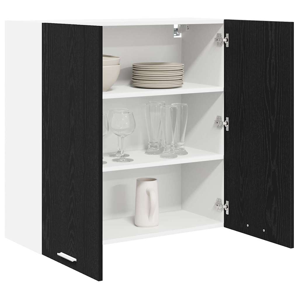 Viseći ormarić Crni hrast 80 x 31 x 80 cm Konstruirano drvo