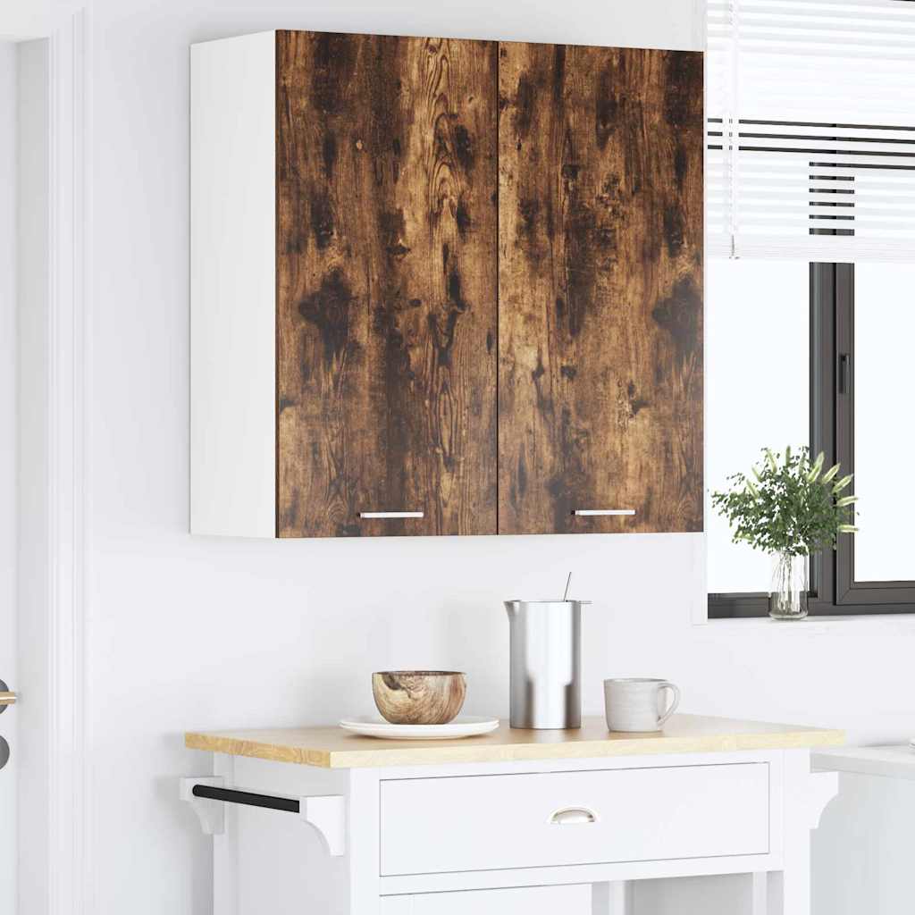 Viseći ormarić s pohranom Riga Dimljeni hrast 80 x 31 x 80 cm
