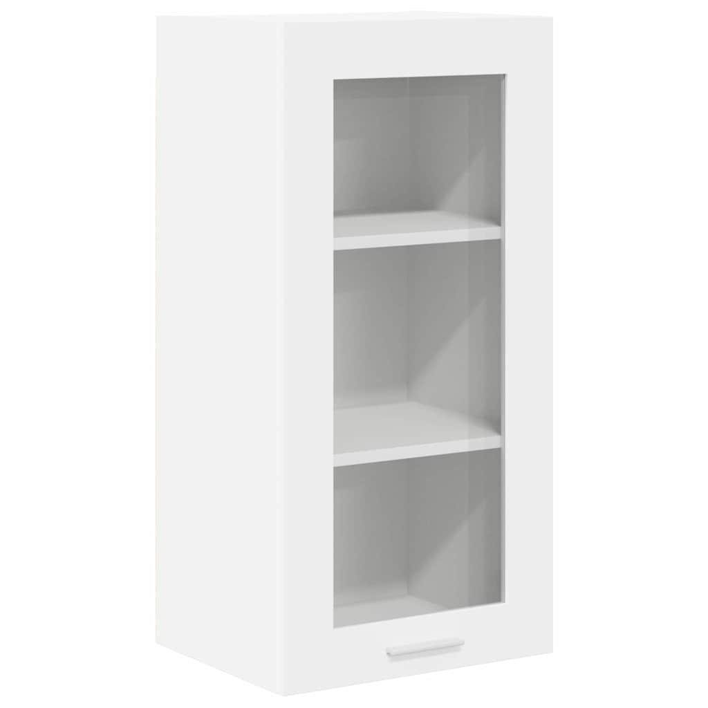 Viseći ormarić 2 pcs Bijelo 40 x 31 x 80 cm Konstruirano drvo
