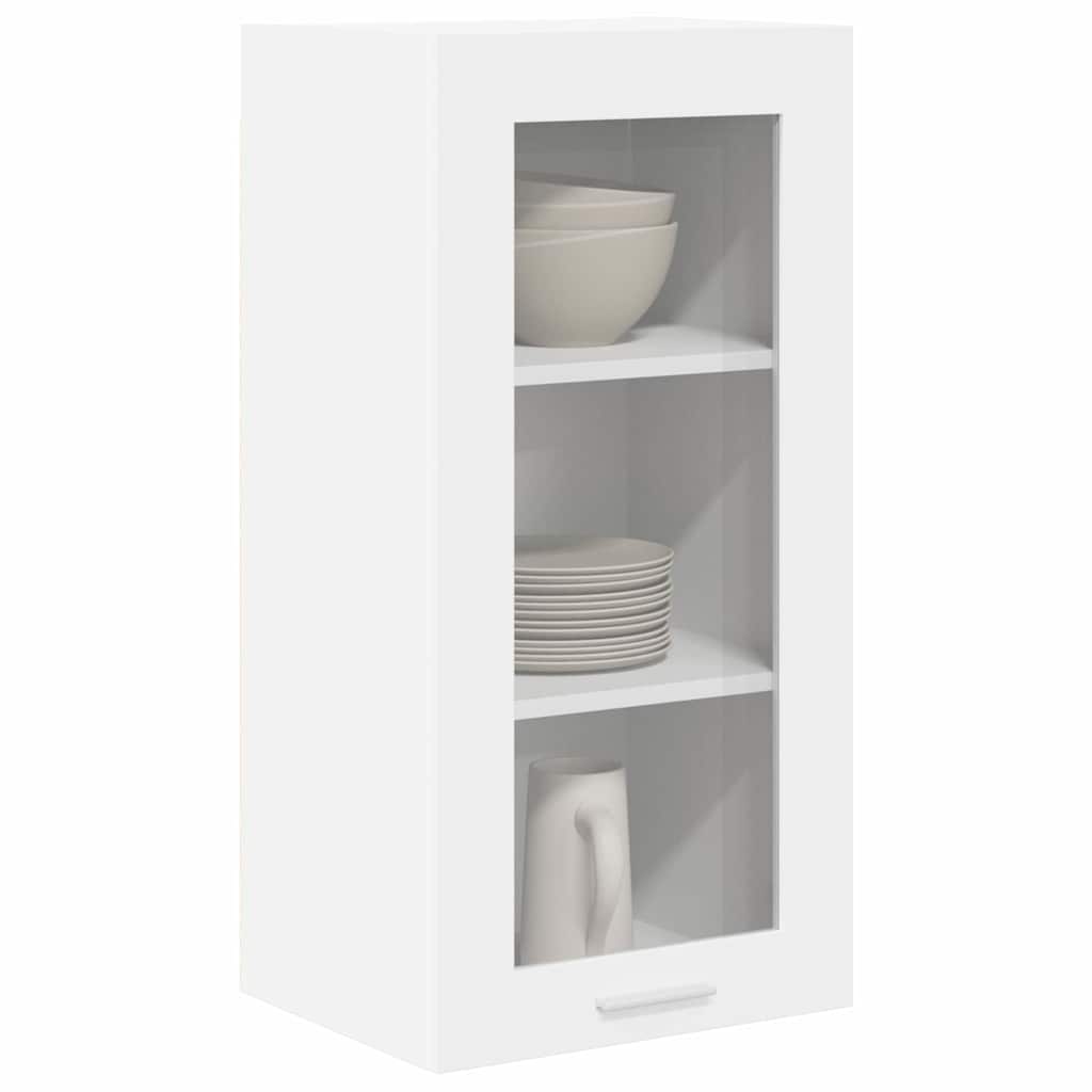 Viseći ormarić 2 pcs Bijelo 40 x 31 x 80 cm Konstruirano drvo