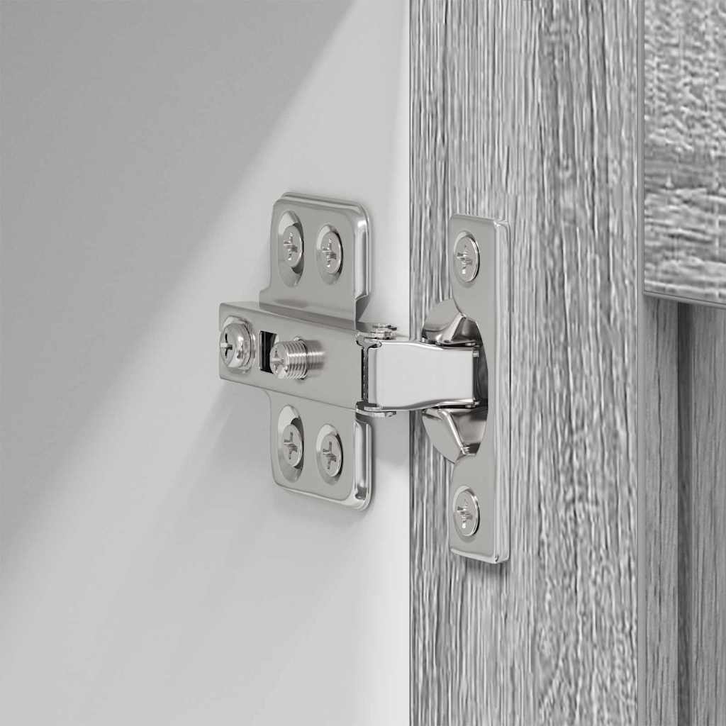 Viseći ormarić s pohranom 2 pcs Siva Sonoma 40 x 31 x 80 cm
