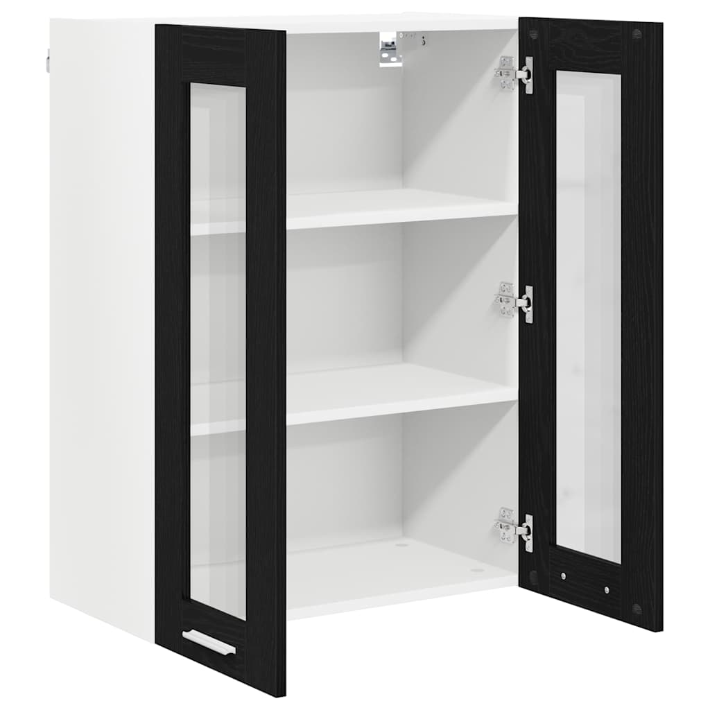 Viseći ormarić Crni hrast 60 x 31 x 80 cm Konstruirano drvo