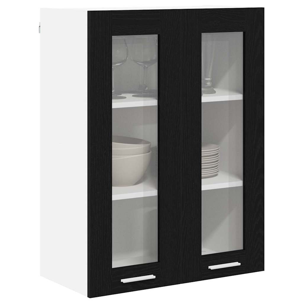 Viseći ormarić Crni hrast 60 x 31 x 80 cm Konstruirano drvo