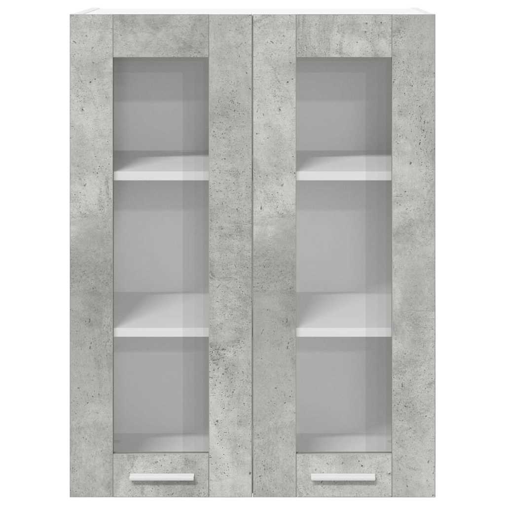 Viseći ormarić Betonski sivi 60 x 31 x 80 cm Konstruirano drvo