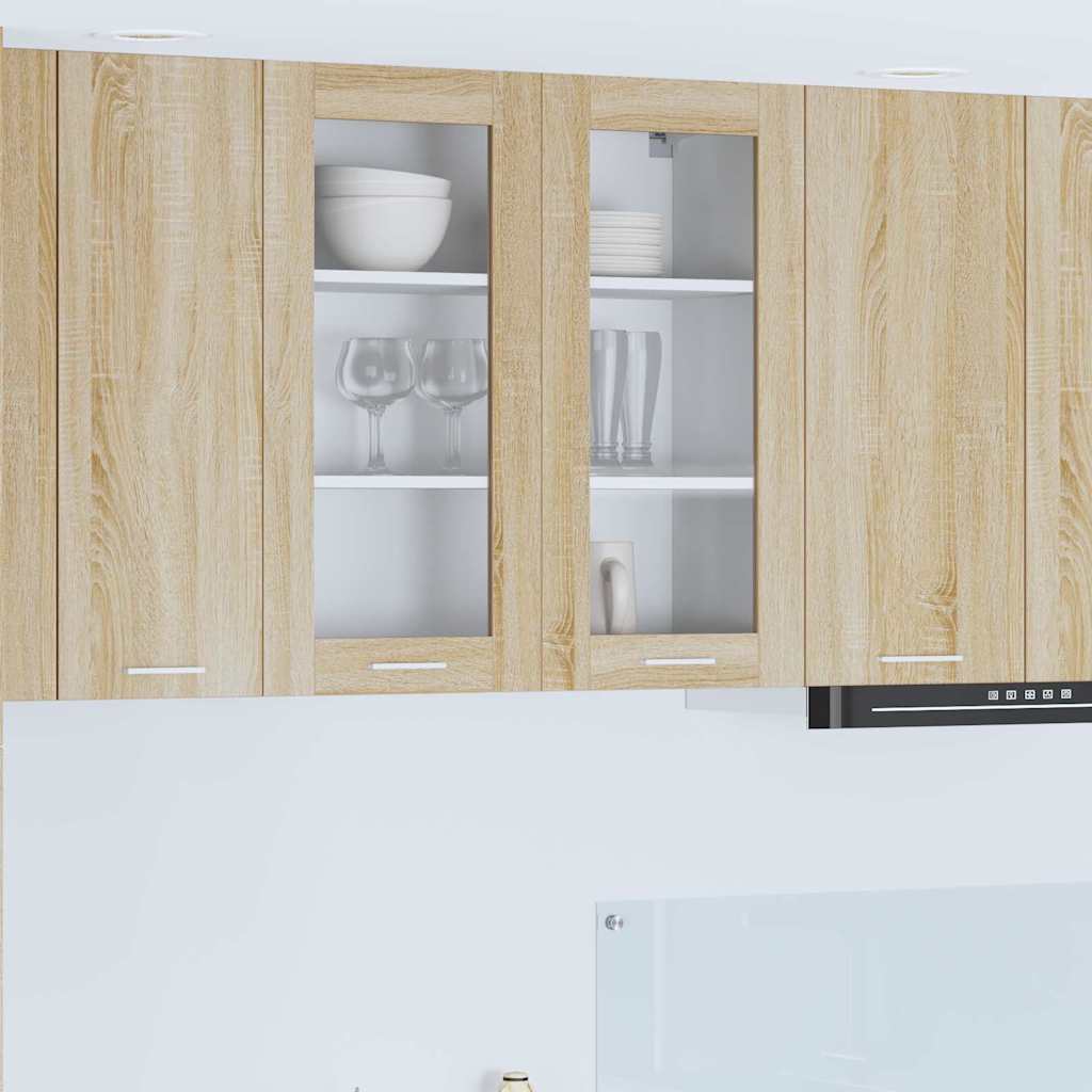 Viseći ormarić Sonoma hrast 80 x 31 x 80 cm Konstruirano drvo