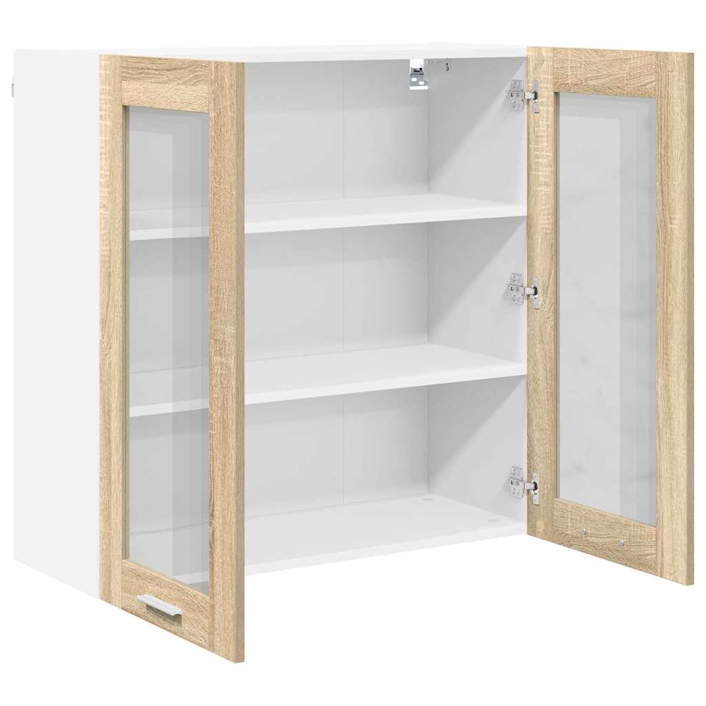Viseći ormarić Sonoma hrast 80 x 31 x 80 cm Konstruirano drvo