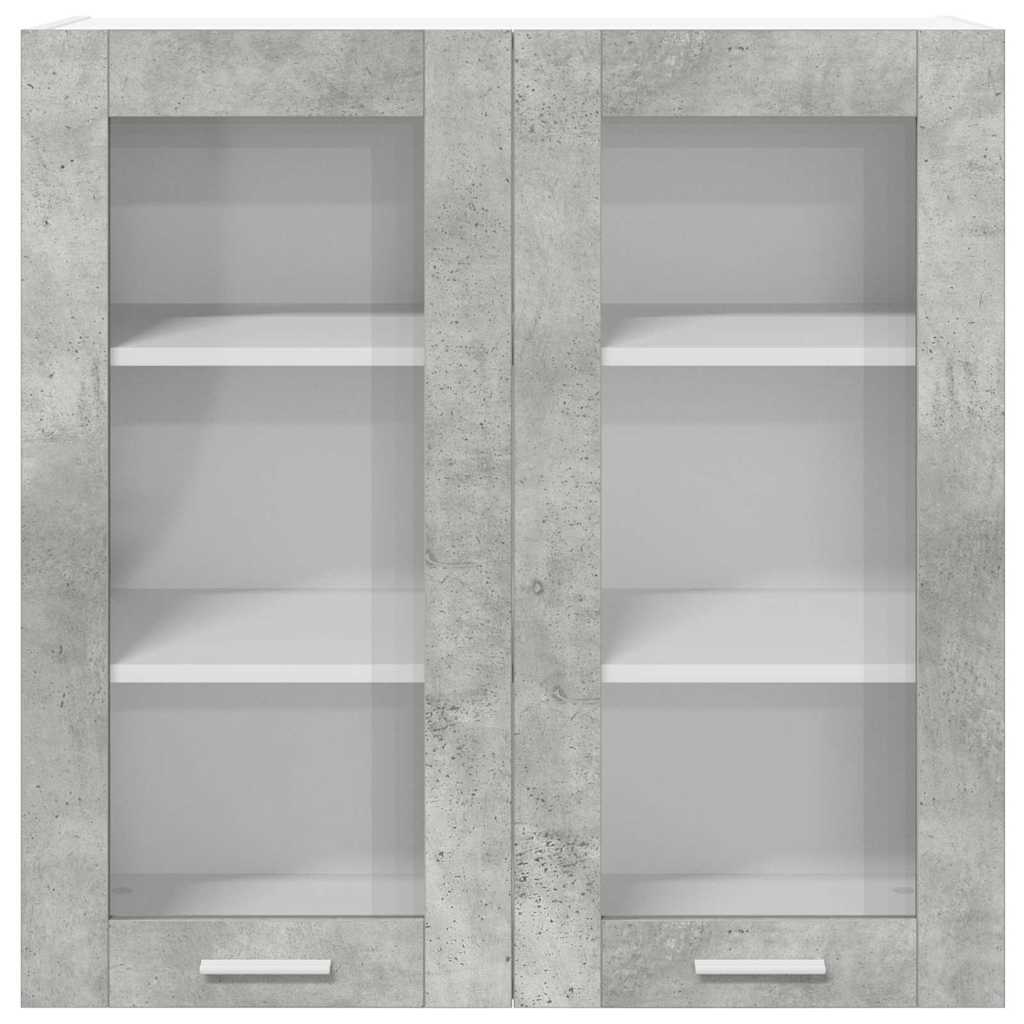 Viseći ormarić Betonski sivi 80 x 31 x 80 cm Konstruirano drvo