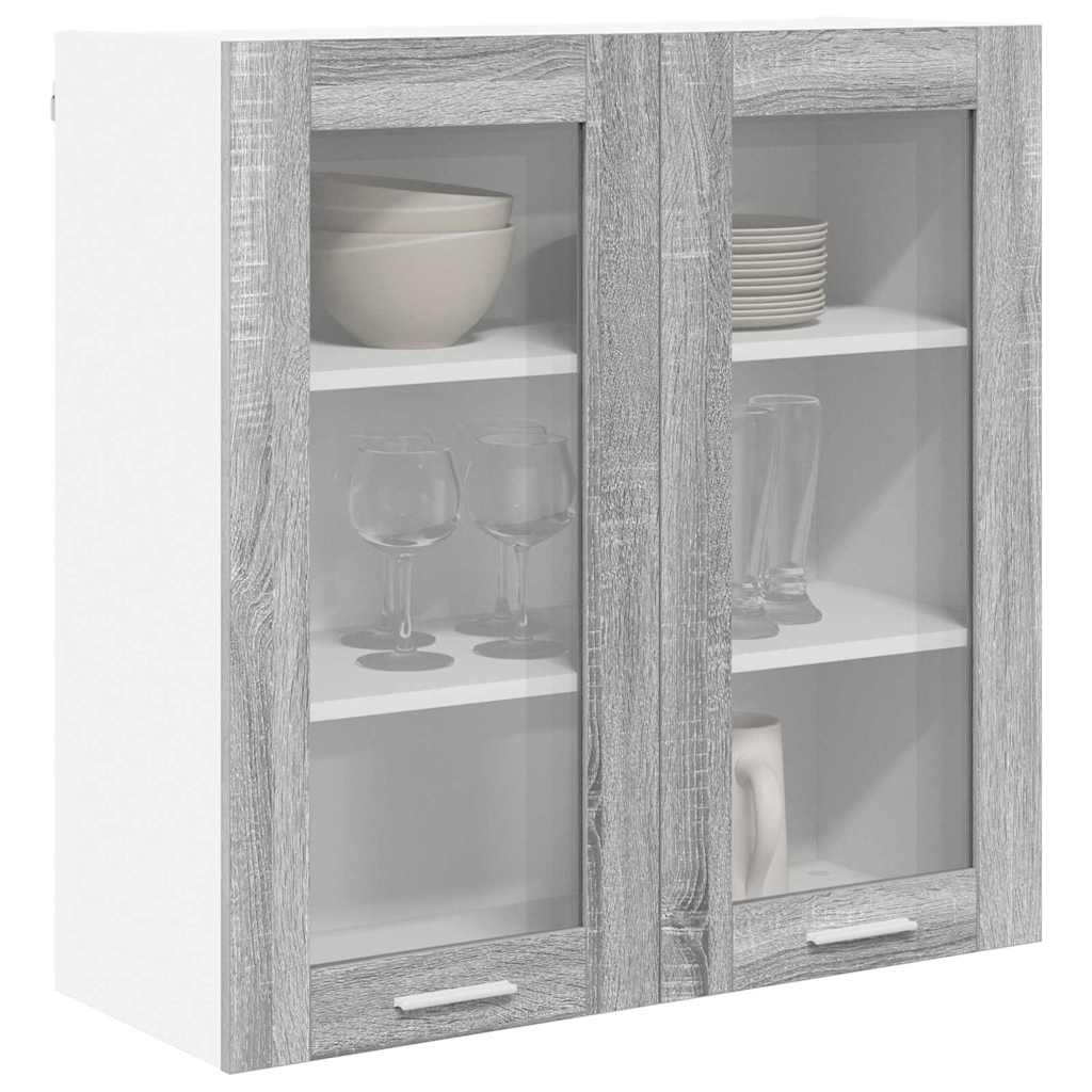 Viseći ormarić Siva Sonoma 80 x 31 x 80 cm Konstruirano drvo