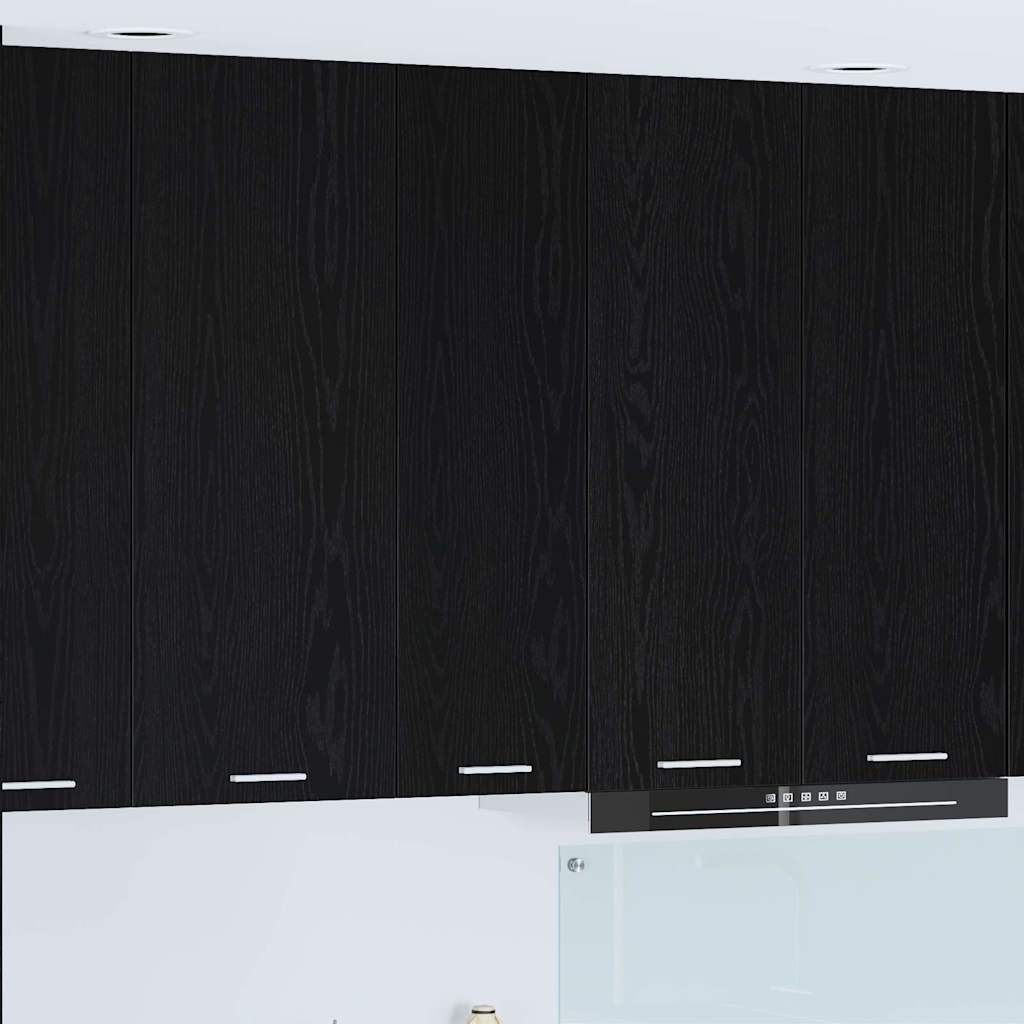 Viseći ormarić Crni hrast 30 x 31 x 100 cm Konstruirano drvo
