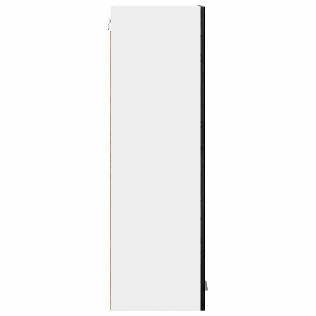 Viseći ormarić Crni hrast 30 x 31 x 100 cm Konstruirano drvo