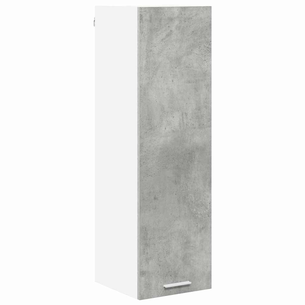 Viseći ormarić Betonski sivi 30 x 31 x 100 cm Konstruirano drvo