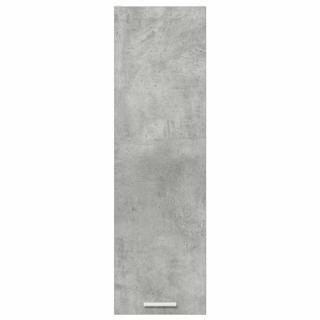 Viseći ormarić Betonski sivi 30 x 31 x 100 cm Konstruirano drvo