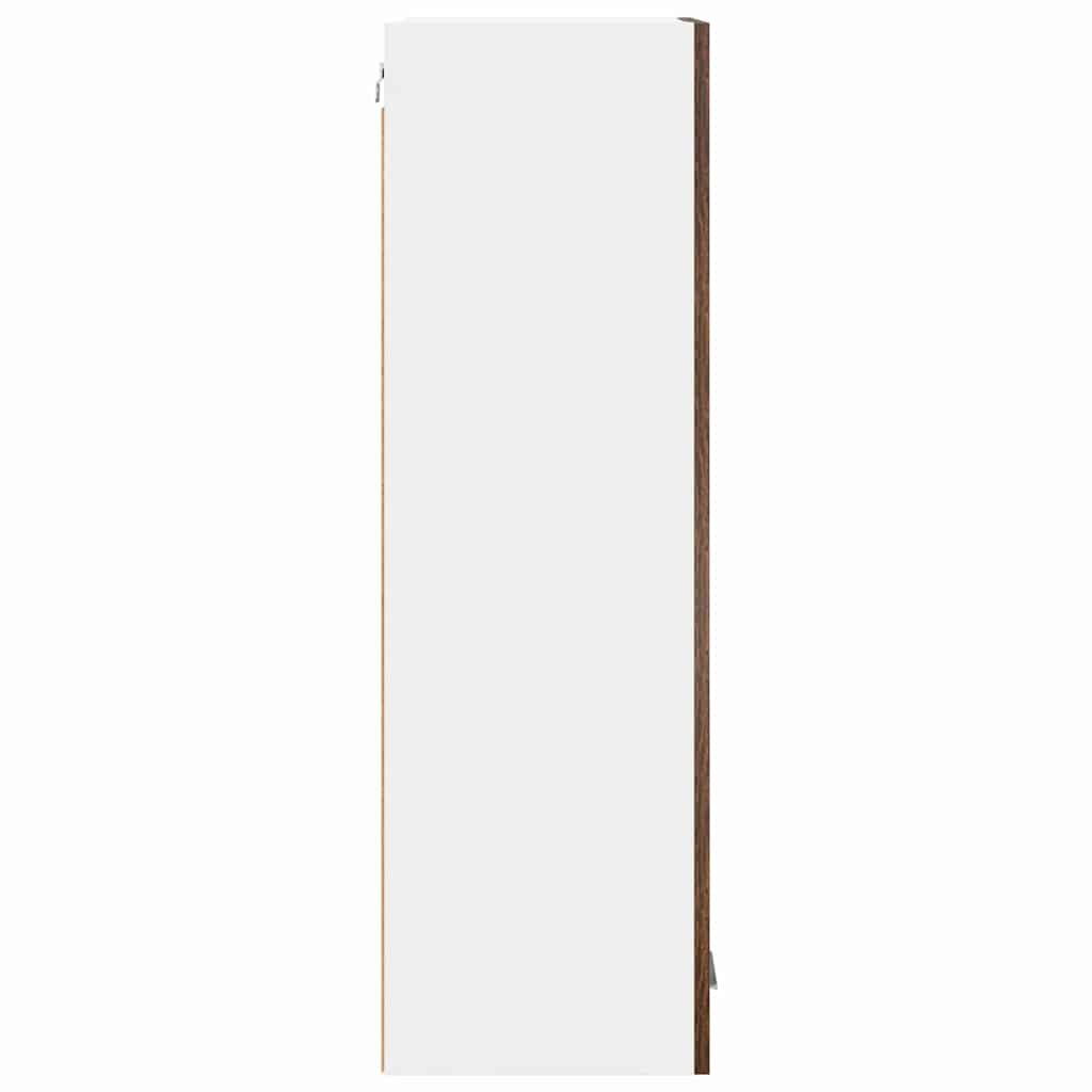 Viseći ormarić s pohranom Dimljeni hrast 40 x 31 x 100 cm