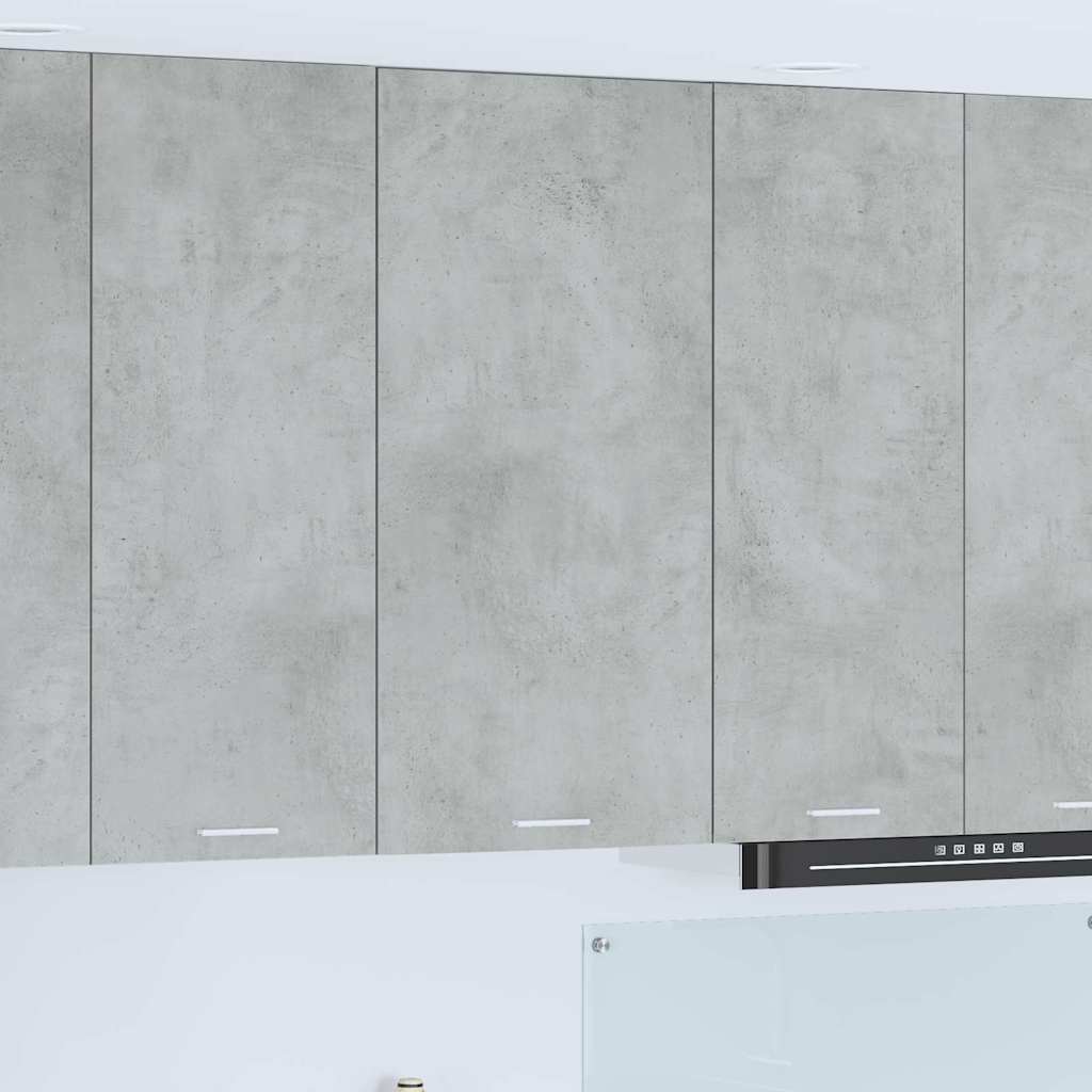 Viseći ormarić s pohranom Beton siva i bijela 50 x 31 x 100 cm