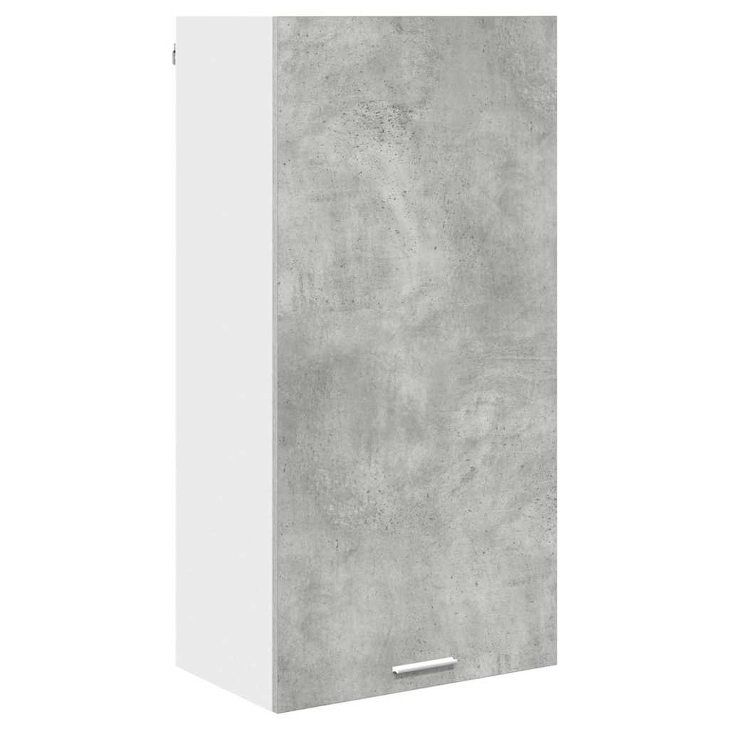 Viseći ormarić s pohranom Beton siva i bijela 50 x 31 x 100 cm