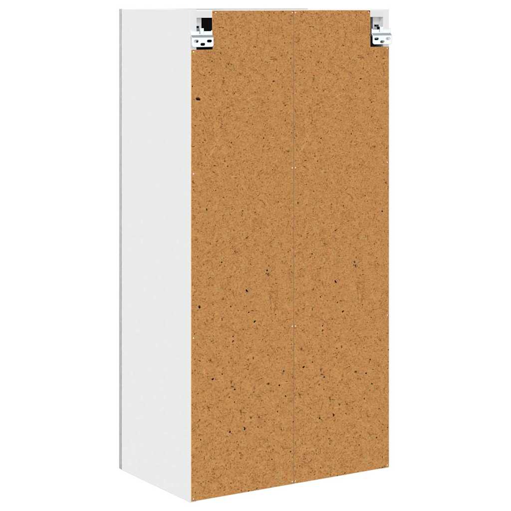 Viseći ormarić s pohranom Beton siva i bijela 50 x 31 x 100 cm