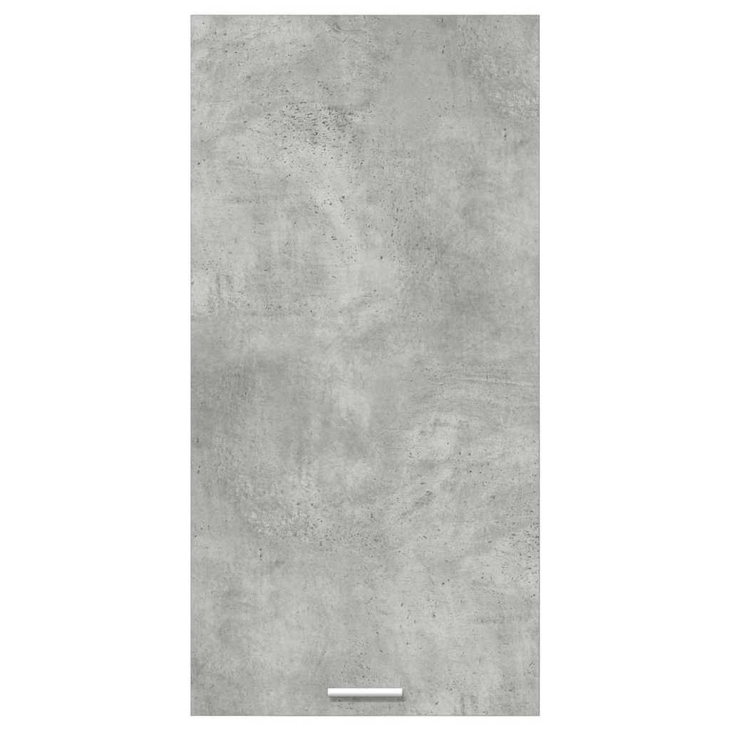 Viseći ormarić s pohranom Beton siva i bijela 50 x 31 x 100 cm