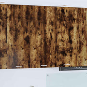 Viseći ormarić Dimljeni hrast i bijela 50 x 31 x 100 cm