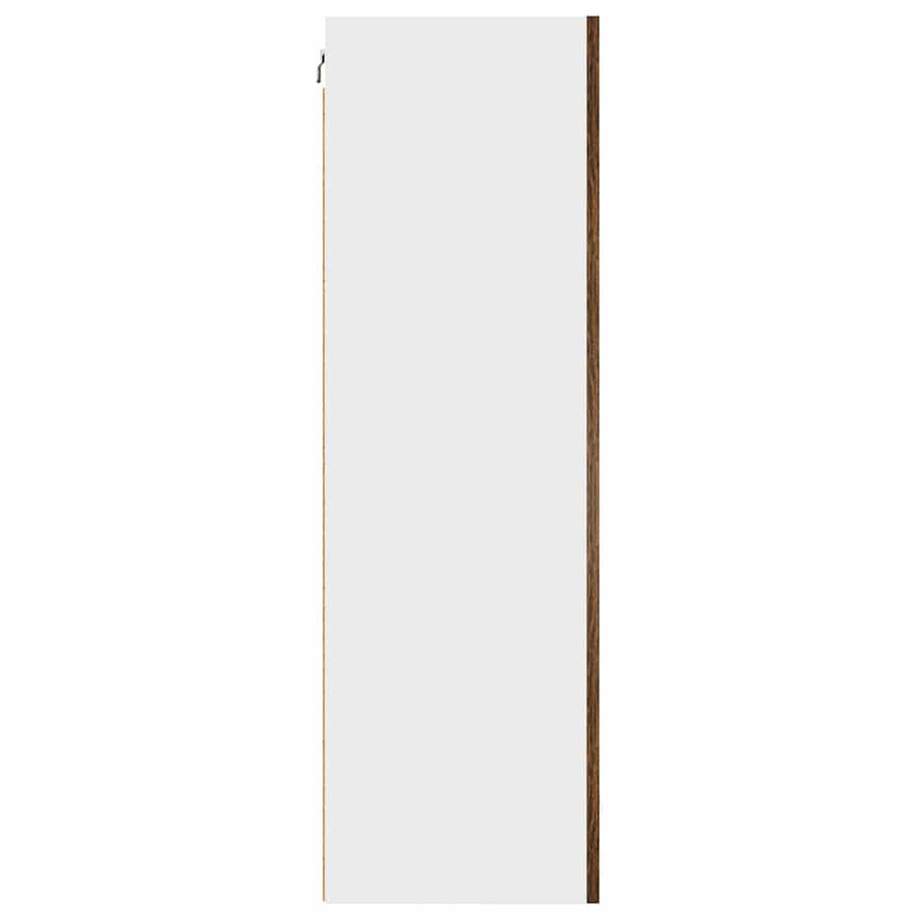 Viseći ormarić Dimljeni hrast i bijela 50 x 31 x 100 cm