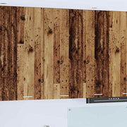 Viseći ormarić Stari drvo i bijela 50 x 31 x 100 cm