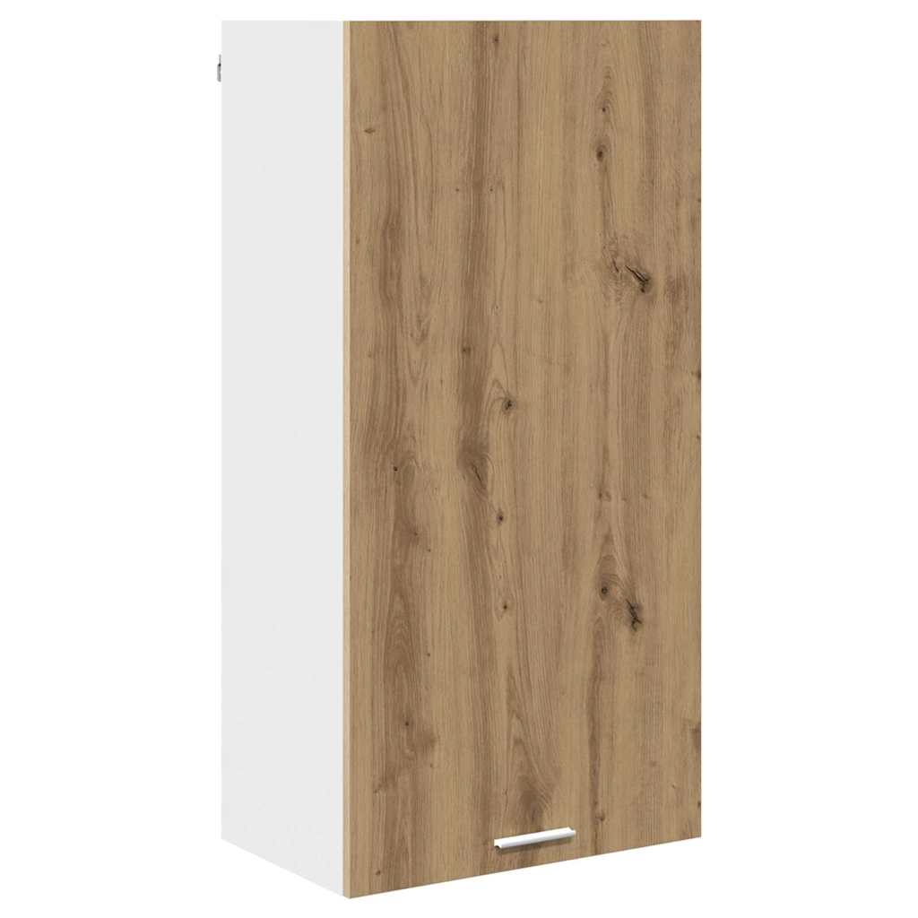 Viseći ormarić Umjetnički hrast i bijela 50 x 31 x 100 cm