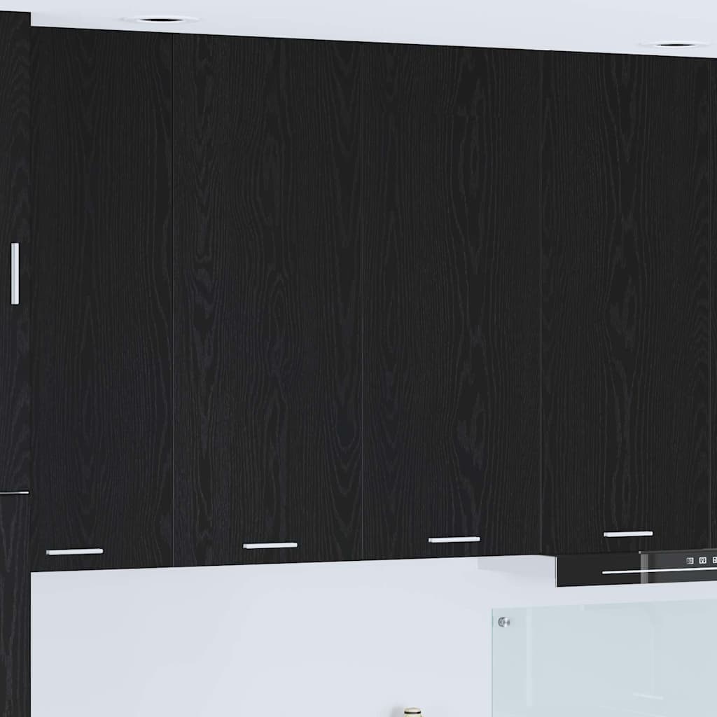 Viseći ormarić Crni hrast 80 x 31 x 100 cm Konstruirano drvo