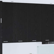 Viseći ormarić Crni hrast 80 x 31 x 100 cm Konstruirano drvo
