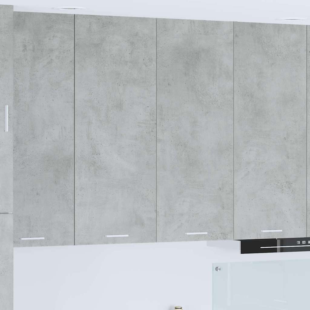 Viseći ormarić Betonski sivi 80 x 31 x 100 cm Konstruirano drvo