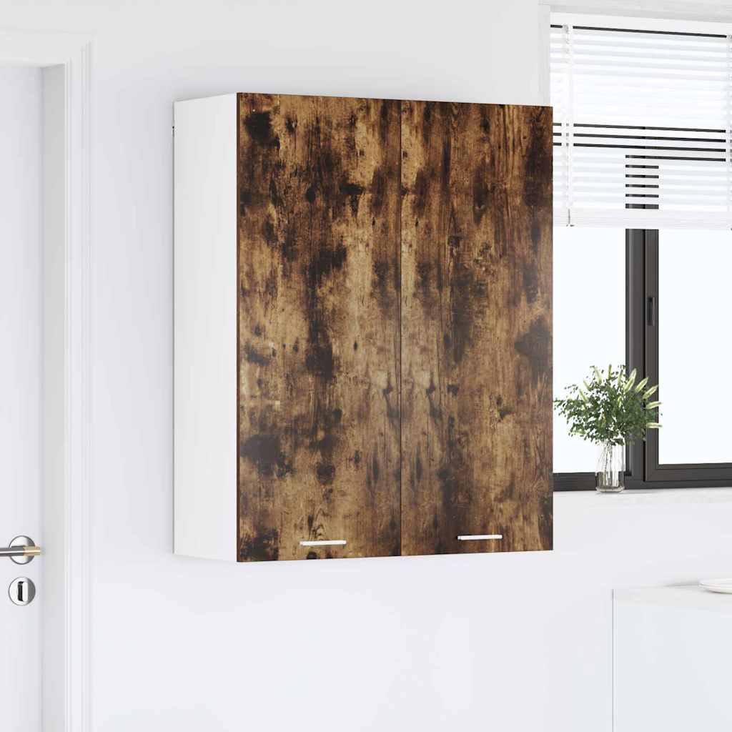 Viseći ormarić s pohranom Dimljeni hrast 80 x 31 x 100 cm