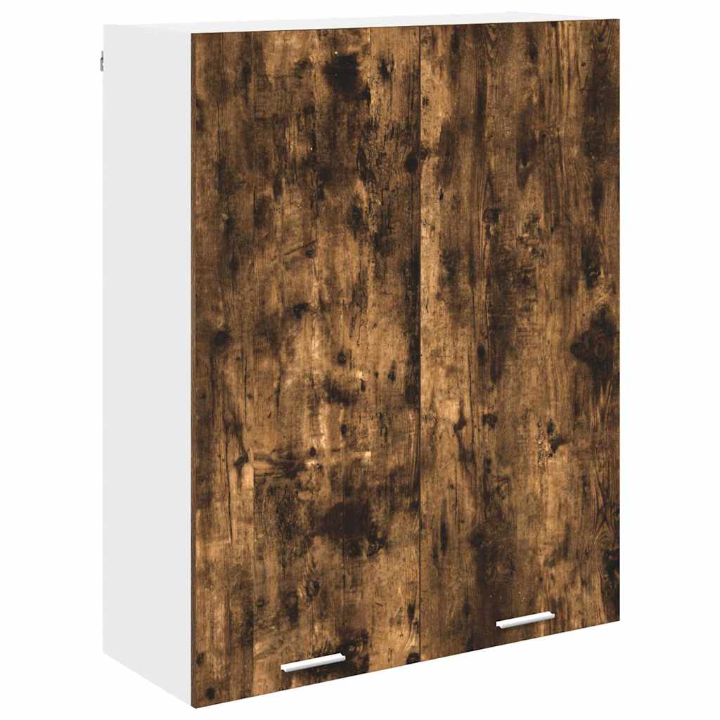 Viseći ormarić s pohranom Dimljeni hrast 80 x 31 x 100 cm