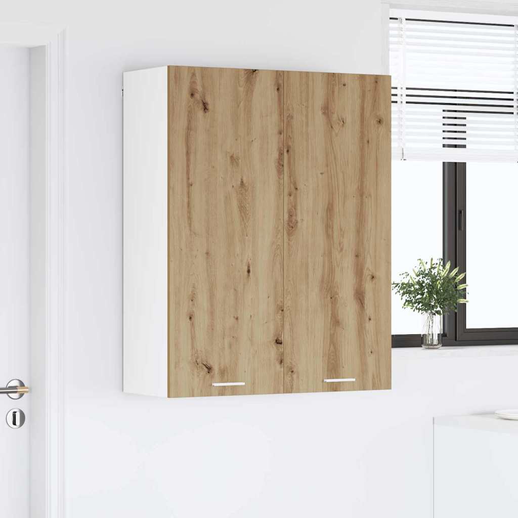 Viseći ormarić s pohranom Umjetnički hrast 80 x 31 x 100 cm