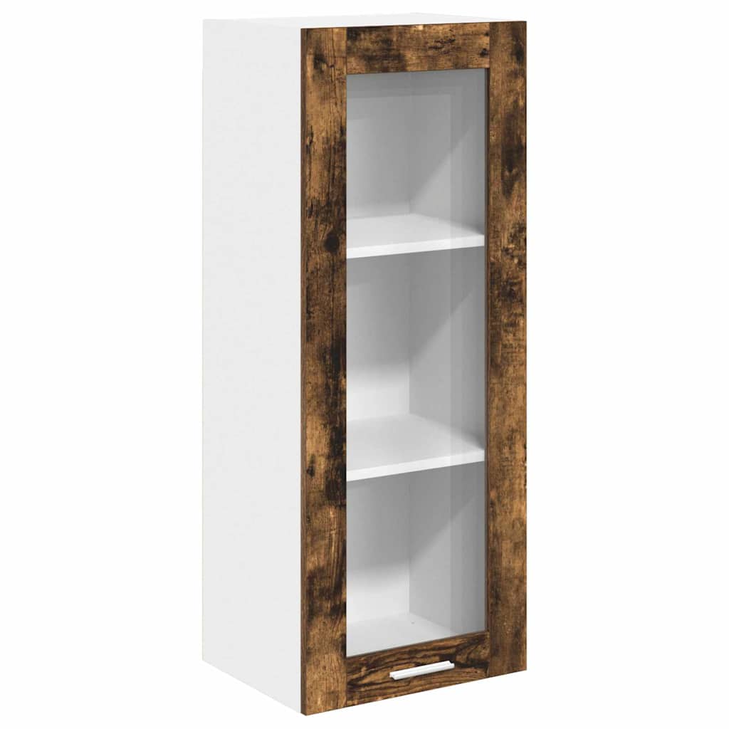 Viseći ormarić s pohranom Dimljeni hrast 40 x 31 x 100 cm