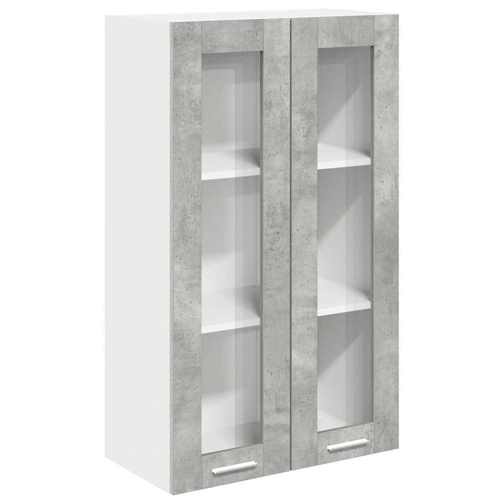 Viseći ormarić Betonski sivi 60 x 31 x 100 cm Konstruirano drvo