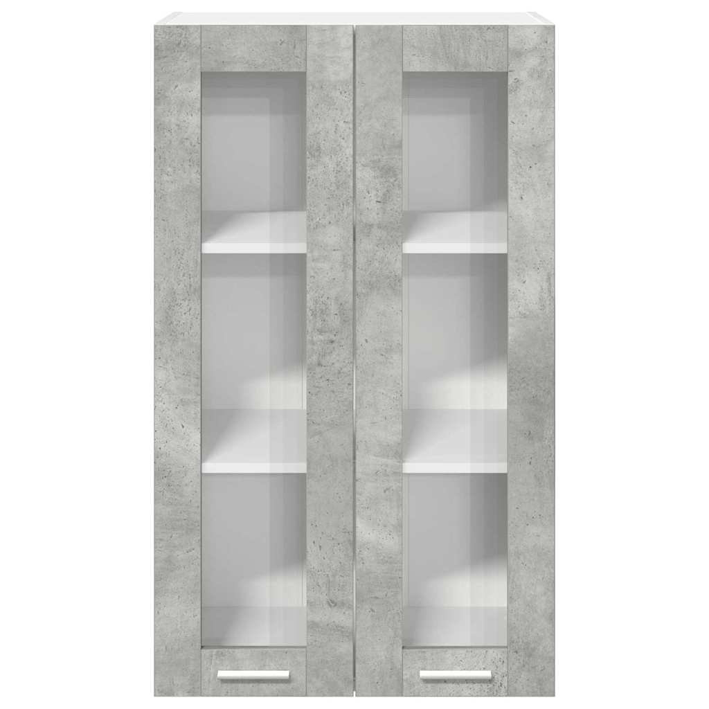 Viseći ormarić Betonski sivi 60 x 31 x 100 cm Konstruirano drvo