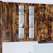 Viseći ormarić s pohranom Dimljeni hrast 60 x 31 x 100 cm