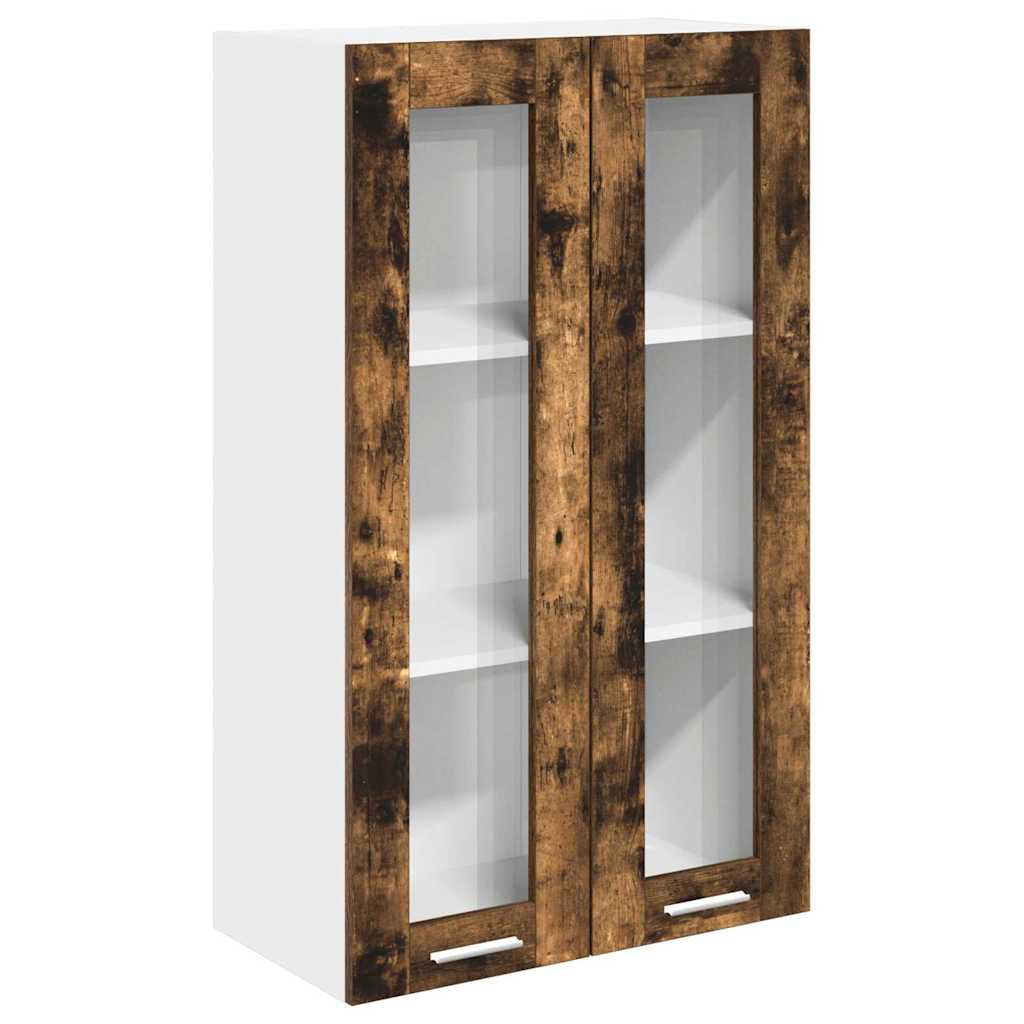 Viseći ormarić s pohranom Dimljeni hrast 60 x 31 x 100 cm